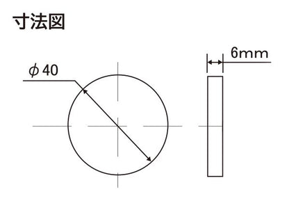 ユニバーサルリフレクター アンバー ラウンド/・シ面テープ貼付タイプ