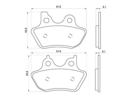 ブレーキパッド(フロント用) ハーレー XLスポーツスター(00-03