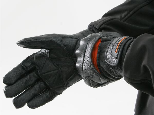ゴートスキングローブ パンチングメッシュ プロテクションタイプ ブラック Mサイズ