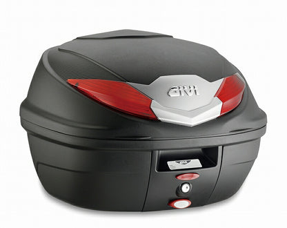 GIVI B360N モノロックケース 無塗装 ブラック レッドレンズ