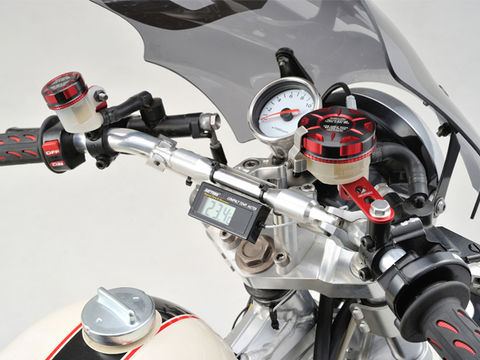 マスターシリンダータンクキャップ NISSIN φ38 レッド