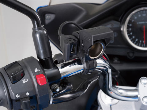 2.1バイク専用電源 USB1ポート+シガーソケット1ポート – バイクマン