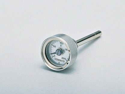 ディップスティック油温計 クリアーアルマイト/ホワイトパネル APE/XR/DREAM系用 エイプ/ドリーム