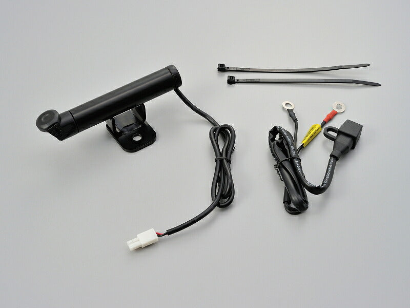 マルチバーUSB電源5V2.1A ステムクランプタイプ ショート