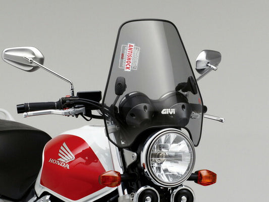 GIVI 中型ウインドスクリーン A604 セミスモーク H370mm×W395mm