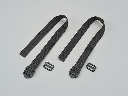 HBサドル 樹脂部品付きベルト ブラック 2本入