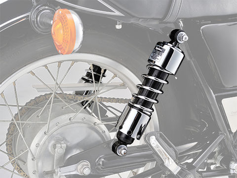 ローダウンリヤショック 280MM メッキ SR – バイクマン