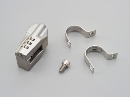 Helmet Lock Holder Dial Silver