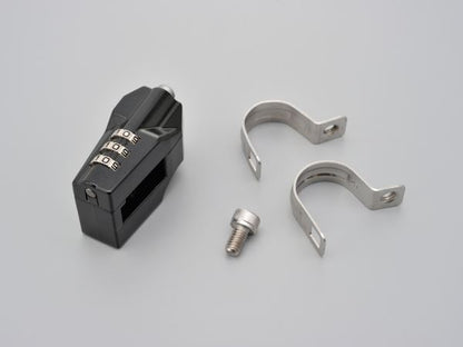 ヘルメットロックホルダー ダイヤル ブラック