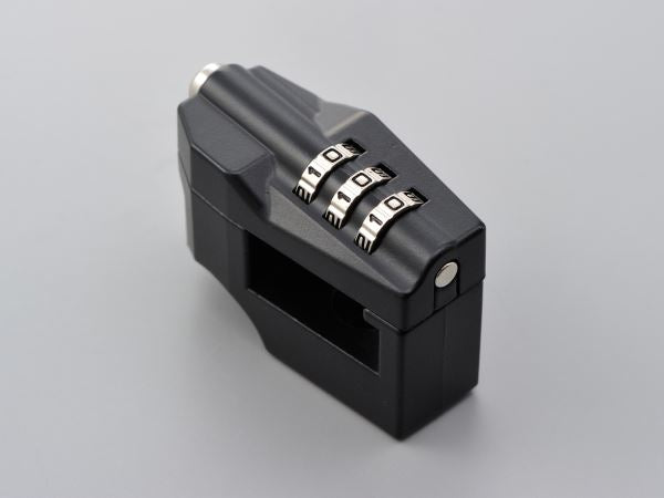 ヘルメットロックホルダー ダイヤル ブラック