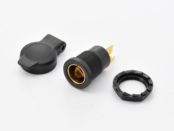 Hella-type cigarette lighter socket (female)