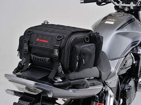 ヘンリービギンズ ツーリングシートバッグ DH-717 ブラック Sサイズ 20～26L