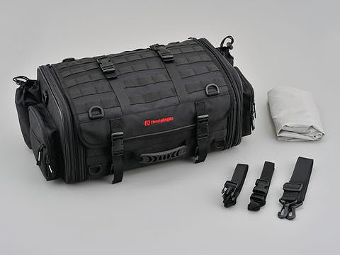ヘンリービギンズ ツーリングシートバッグ DH-718 ブラック Mサイズ 33～42L