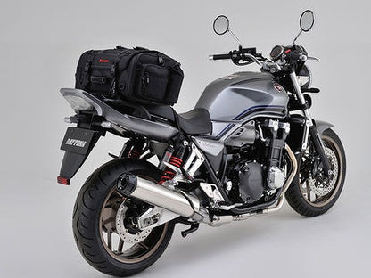 ヘンリービギンズ ツーリングシートバッグ DH-718 ブラック Mサイズ 33～42L