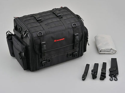 ヘンリービギンズ ツーリングシートバッグ DH-719 ブラック Lサイズ 44～60L