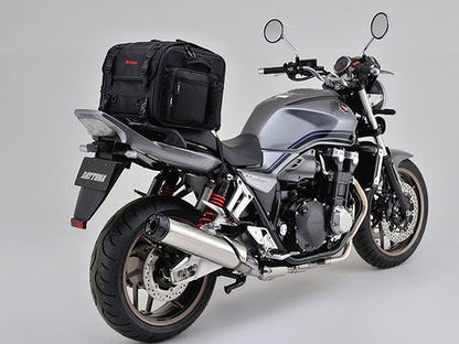 ヘンリービギンズ ツーリングシートバッグ DH-719 ブラック Lサイズ 44～60L