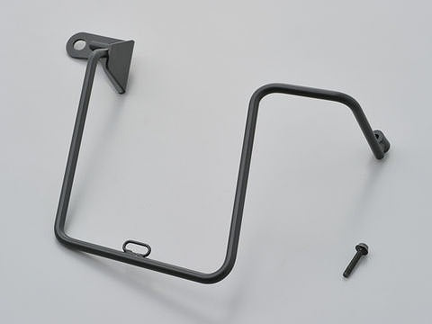 サドルバッグサポート スチール製マットブラック塗装仕上げ 左側専用