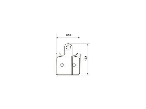 Daytona 67736 Golden Pad X Brake Pads Front ZZR1400
