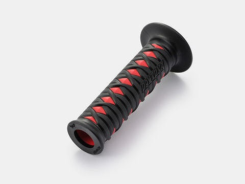 GRIPPY GRIP グリッピーグリップ GG-D-KATANA ブラック×レッド 125mm エンド貫通/φ22.2ハンドル用