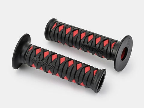 GRIPPY GRIP グリッピーグリップ GG-D-KATANA ブラック×レッド 125mm エンド貫通/φ22.2ハンドル用