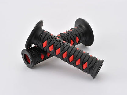 GRIPPY GRIP グリッピーグリップ GG-D-KATANA ブラック×レッド 125mm エンド貫通/φ22.2ハンドル用