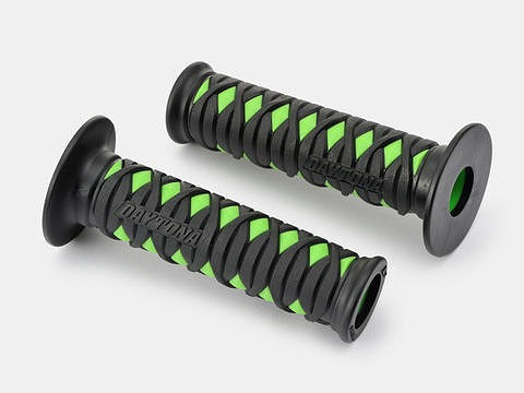 GRIPPY GRIP グリッピーグリップ GG-D-KATANA ブラック×グリーン 125mm エンド貫通/φ22.2ハンドル用