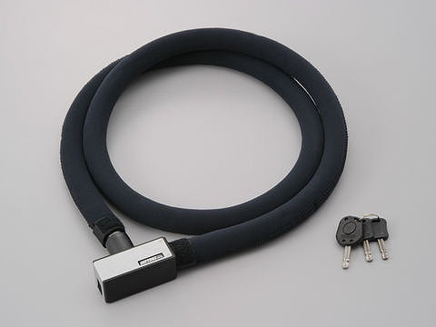 ストロンガースチールリンクロック シルバー 1800ｍｍ キーロックタイプ 1340g