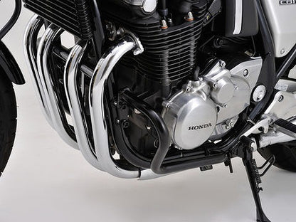 パイプエンジンガード スチール製マットブラック塗装仕上げ 左右分割タイプ CB1100EX CB1100RS