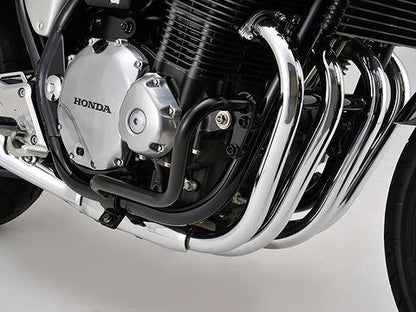 パイプエンジンガード スチール製マットブラック塗装仕上げ 左右分割タイプ CB1100EX CB1100RS