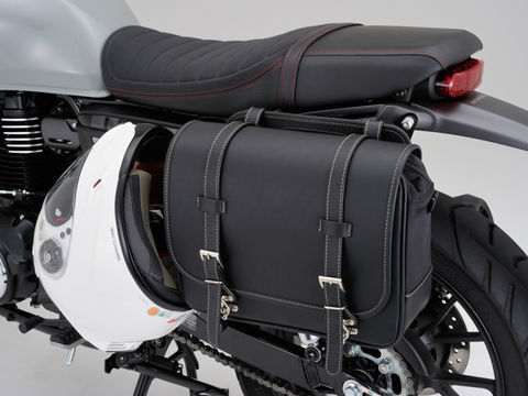 サドルバッグサポート 左側専用 マットブラック GB350S