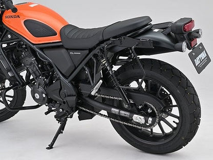 Saddlebag Support with Integrated Belt Loop, Left Side, Matte Black, for CL250 CL500