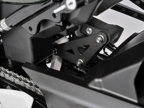 Rear Lowering Link Rod, Steel, Black Finish, Z900RS