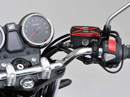PREMIUM ZONE プレミアムゾーン 角型マスターシリンダーキャップ レッド ホンダーA