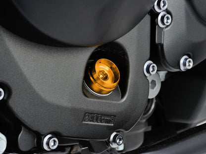 アルミビレットオイルフィラーキャップ (BULLETタイプ) ゴールド M20×P2.5