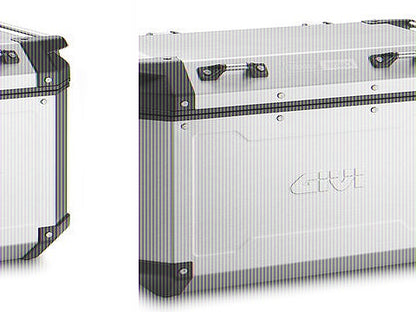 Givi OBKN48APACK2 Aluminum Cases, Left and Right Set, 48L