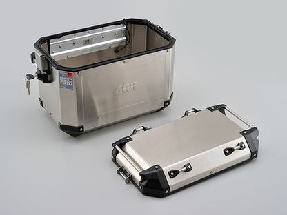 Givi OBKN48APACK2 Aluminum Cases, Left and Right Set, 48L