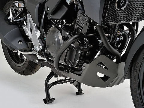 パイプエンジンガード Lower スチール製マットブラック塗装仕上げ V-STROM250