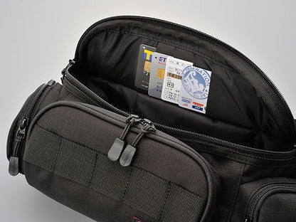 ヘンリービギンズ ウエストバッグ DH-735 ブラック 5L