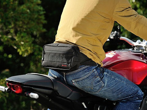 ヘンリービギンズ ウエストバッグ DH-736 ブラック 3.5L