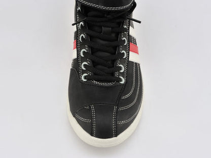 HBS-001 SAFE シューズ ブラック/ホワイトレッドライン 26.5サイズ