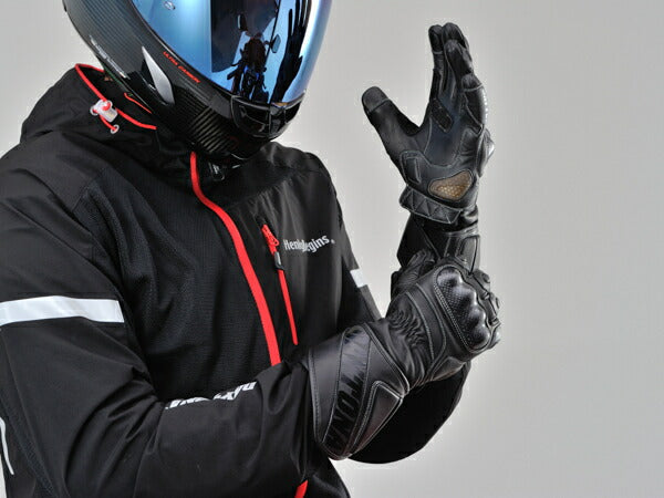 HBG-040 スポーツロンググローブ ブラック Mサイズ