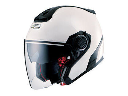NOLAN N405 Solid Metal White L Size