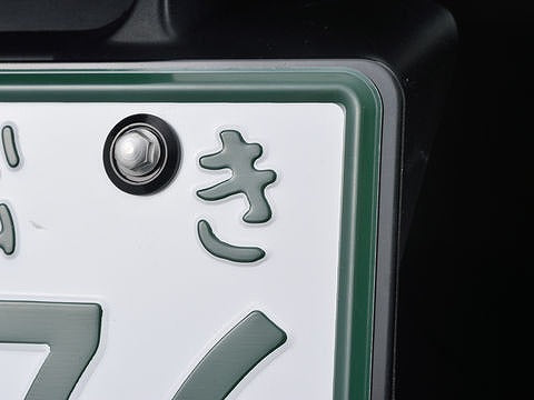 軽量ナンバープレートスタビライザー ブラック Lサイズ 126cc以上用