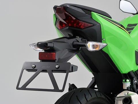 軽量ナンバープレートスタビライザー ブラック Lサイズ 126cc以上用