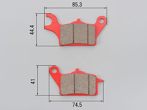 赤パッド フロント用