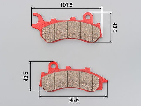 赤パッド フロント用