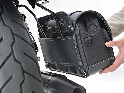 サドルバッグサポートLINK グロスブラック 左右セット