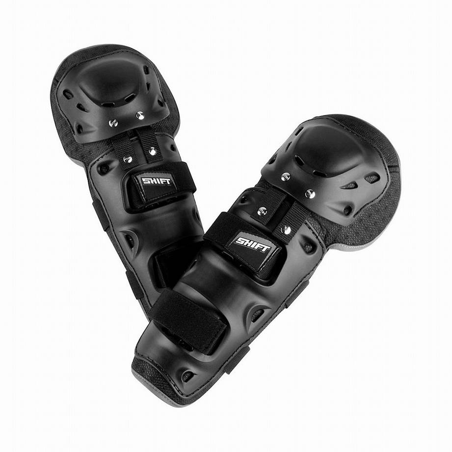 ユース エンフォーサー ニーシンガード ブラック 子供用 左右セット