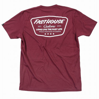 Crest T-Shirt Maroon