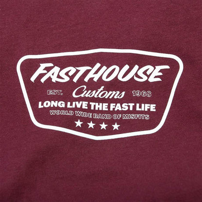 Crest T-Shirt Maroon